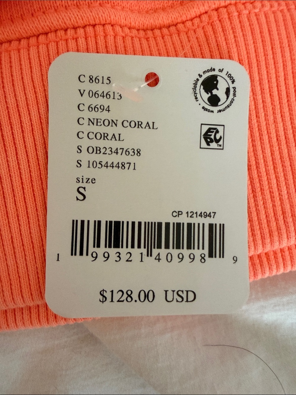 FP Movement by Free People Neon Coral Pullover Sweatshirt - Picture 2 of 4